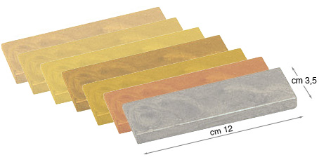 Serie completa di 7 stick di cera dorati da gr.45 