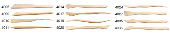 Stecche legno per modellare da 20 cm - mod. n.5